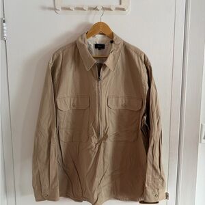 Vince Tan Men's Popover Half-Zip Jacket